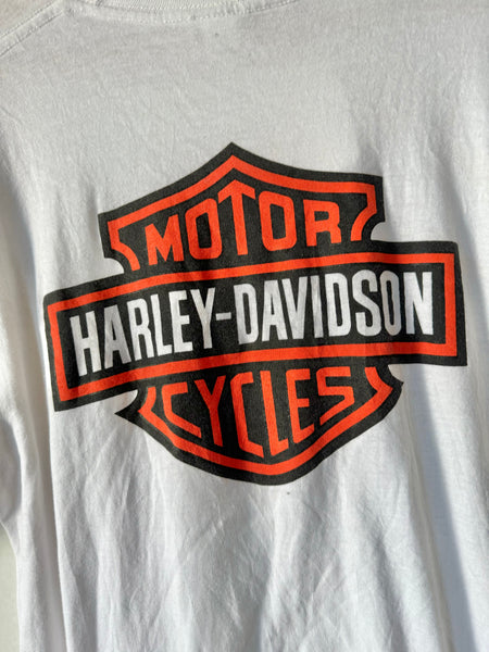 Harley Davidson White Vintage T-shirt (L)