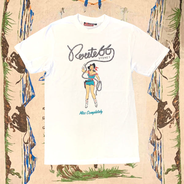 Route 66  Miss CompletelyT-Shirt - White/Col