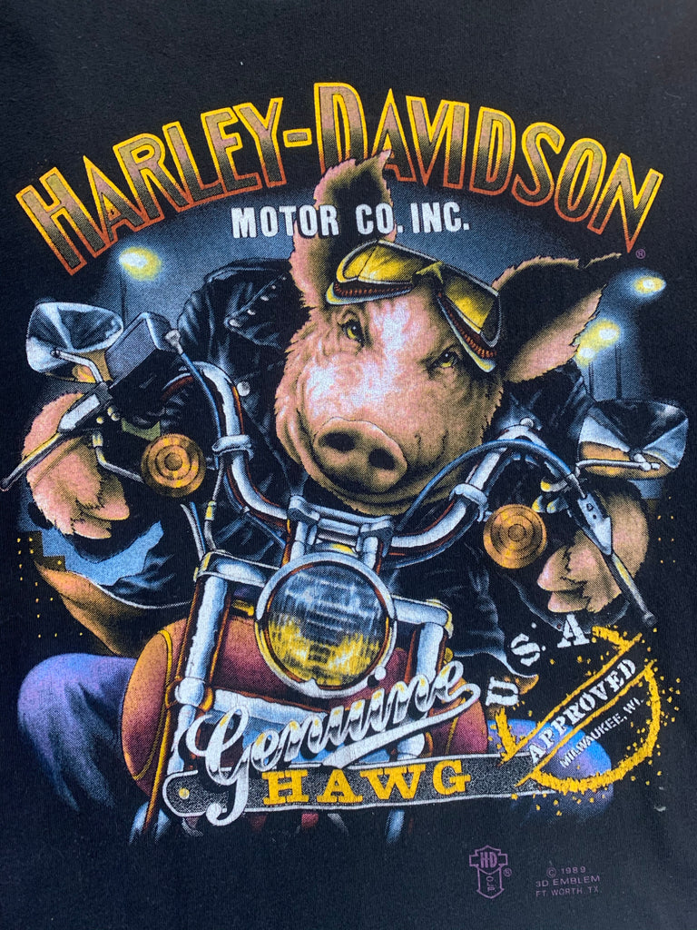 Harley Davidson Vintage 3D Emblem T-shirt 89' – Route 66 Sydney
