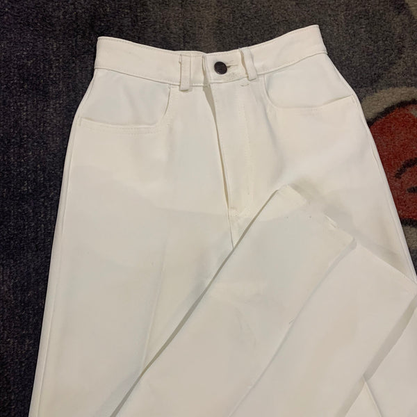 Deadstock 70s Vintage Fruit of the Loom Bootcut - White